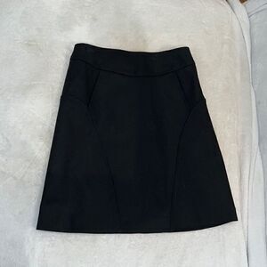 MNG mango suit skirt size 2 womens USA black with pockets